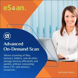 eScan Anti-Virus (Cyber Vaccine Edition) 1 User 1 Year License Validity, Email Delivery - No CD image 5