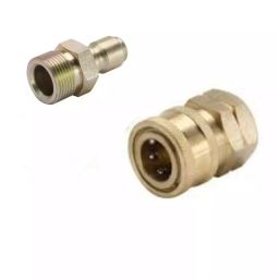 Powerwash Quick Release Coupler (Male/Female) 1/4 " , M22×1.5 Female 1/4Qc-image-31
