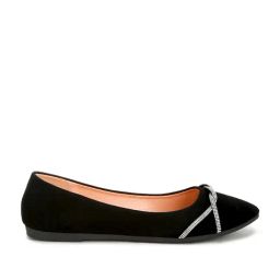 London Rag Women's Black Ballerinas-43