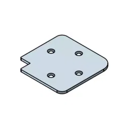 Hafele Rail Door Corner Connector for Steel (4 Per Door), 563.97.997-39