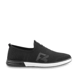 Metro Men's Black Walking Shoes-image-36