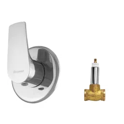 Parryware Primo Brass Chrome Finish Diverter with Concealed, G3283A1+G5053A1-image-3