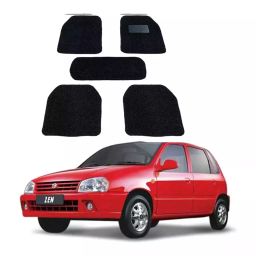 Auto Pearl DB7M192 PVC and Plastic Standard Mat for Maruti Suzuki Zen 2005 (Black)-image-97