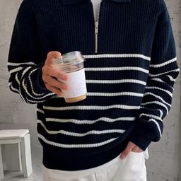 StyleCast x Revolte Men Striped Pullover-picture-48