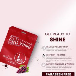 TWACHA 6 Steps Moisturizing Red Wine Facial Kit - 53 ml image 5