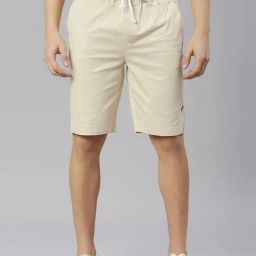 Thomas Scott Beige Slim Fit Shorts-image-59