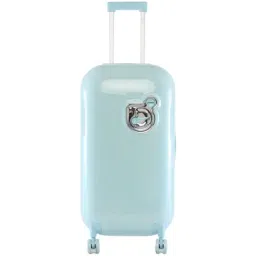 NAKURU Oasis Light Blue Solid Hard Large Trolley Bag - 28 cm-image-75