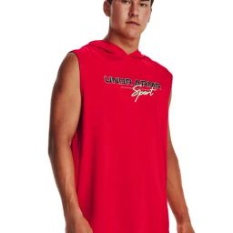 Under Armour Red Regular Fit Printed Sports T-Shirt-image-71