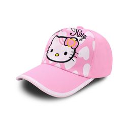 JENNA Unisex Kids Pink & White Printed Baseball Cap-17