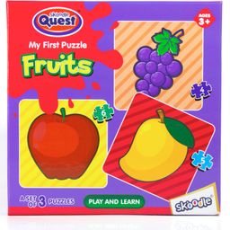 Skoodle Quest Fruit Puzzle Set of 3 - 15 Pieces-4