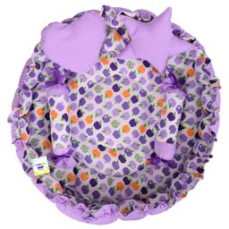 Toddylon Infant Born Baby Reversible Nest Bedding Set Sleeping Bed (0-6 Months) Purple-image-91