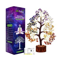 JD Fresh 7 Chakra Crystal Tree for Good Luck and Positive Energy - Multicolor-21