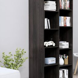 HEXA RED Brown Wooden Study Book Shelf-image-72