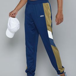 HRX by Hrithik Roshan Men Rapid-Dry Training Joggers With Stripe Detail-picture-29