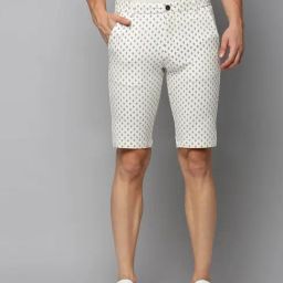 SHOWOFF Beige Regular Fit Printed Shorts-picture-48