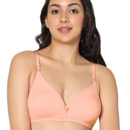 IN CARE Peach Cotton T-Shirt Bra-picture-19