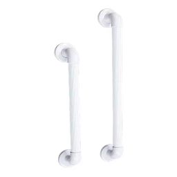 Implemental ABS Plastic Nylon 203.2 mm (8 Inch) White Grab Rail Bar for Bathroom Safety-image-49