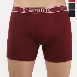 Sporto by Macho Pack Of 4 Mid-Rise Trunks-picture-37