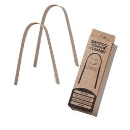 Ecotyl Set Of 2 Bamboo Tongue Cleaner-1