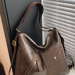 DressBerry PU Structured Shoulder Bag-11