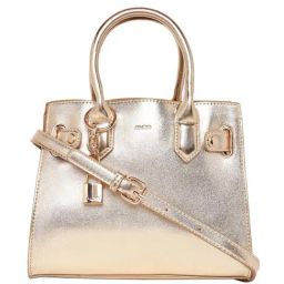 Aldo LOCKETTE710 Golden Solid Medium Handbag-image-38