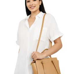 Styli Brown Solid Handbag-picture-22