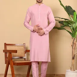 MULTI SHADES Men Regular Kurta with Pyjamas-picture-10