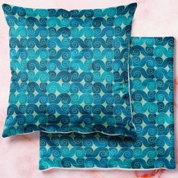 ArtzFolio Multicoloured Set of 2 Square Cushion Covers-image-34