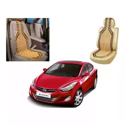 Auto Pearl Black & Red Velvet Car Cushion for Ford Ikon, BR82 (Pack of 2)-21