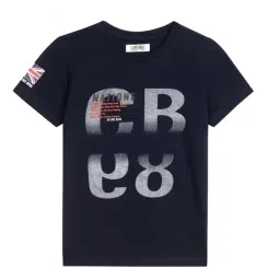 Cantabil Kids Navy Printed T-Shirt-image-26