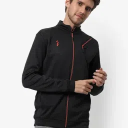 Campus Sutra Black Regular Fit Sports Jacket-picture-22