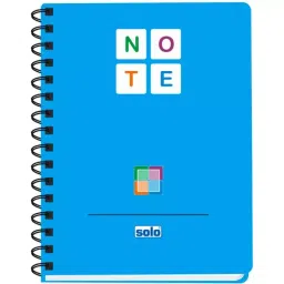 Solo NA 578 Note Book (140 Pages) 3 Color A5 - Frosted Blue-9