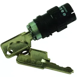EAO ACTUATOR, SQUARE, KEYLOCK SWITCH, 61-2205.0/D-4