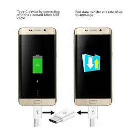 FEDUS Type-C to Micro USB Adapter for Smartphones & Other Type-C OTG Supported Devices image 5