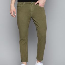 Mast & Harbour Men Slim Tapered Fit Stretchable Jeans-image-50