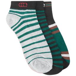 Ajile by Pantaloons Green Striped Socks - Pack of 3-image-12