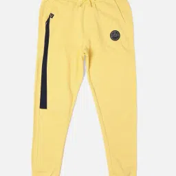 Allen Solly Junior Yellow Solid Joggers-image-82