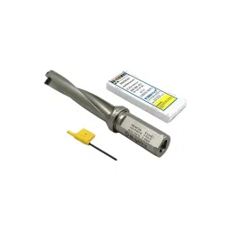 A.D INTERNATIONAL Indexable Insert U Drill 46.5 mm Dia. x 5D Drill Depth x 40 mm Weldon Shank Coolant Through Design and 10 Pcs Carbide Insert Free, FR-AP8O-S416-picture-3