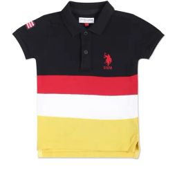 U.S. Polo Assn. Kids Multicolor Color Block Polo T-Shirt-picture-38