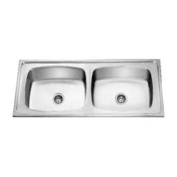 Jayna Signature Collection Apollo 50x20 inch Matt Finish Stainless Steel Double Bowl Kitchen Sink, DBF 05 (DX)-image-20