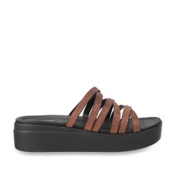 Metro Women's Bronze Casual Wedges-picture-14