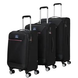 Tommy Hilfiger San Diego Polyester Soft Luggage - Black-picture-10