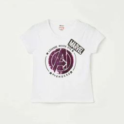 Fame Forever by Lifestyle Kids White Cotton Printed T-Shirt-image-17