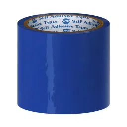 VCR 50 m x 96 mm Biaxially Oriented Polypropylene Blue Color Tape, 36 Rolls Per Pack-image-65