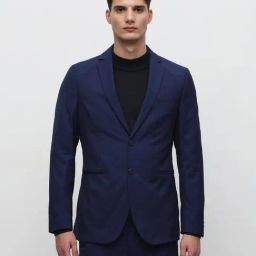 SELECTED HOMME Royal Blue Slim Fit Blazer-image-64
