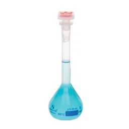 Supertek PMP Class B Volumetric Flask with PP Stopper, Capacity 250 ml, CH11077BD/4 image 2