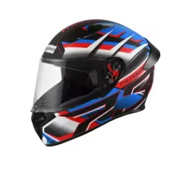 Studds N1 Matt Black & White Xtra Large (600 mm) Full Face Helmet, Thunder D6 Decor-image-94