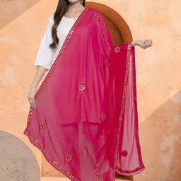 Moda Rapido Embroidered Dupatta with Gotta Patti-picture-12