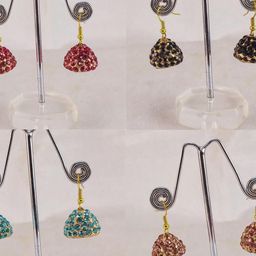 Vidhya Kangan Contemporary Jhumkas Earrings-40