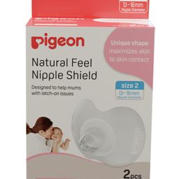Pigeon Natural Feel Nipple Shield with Case - White-28
